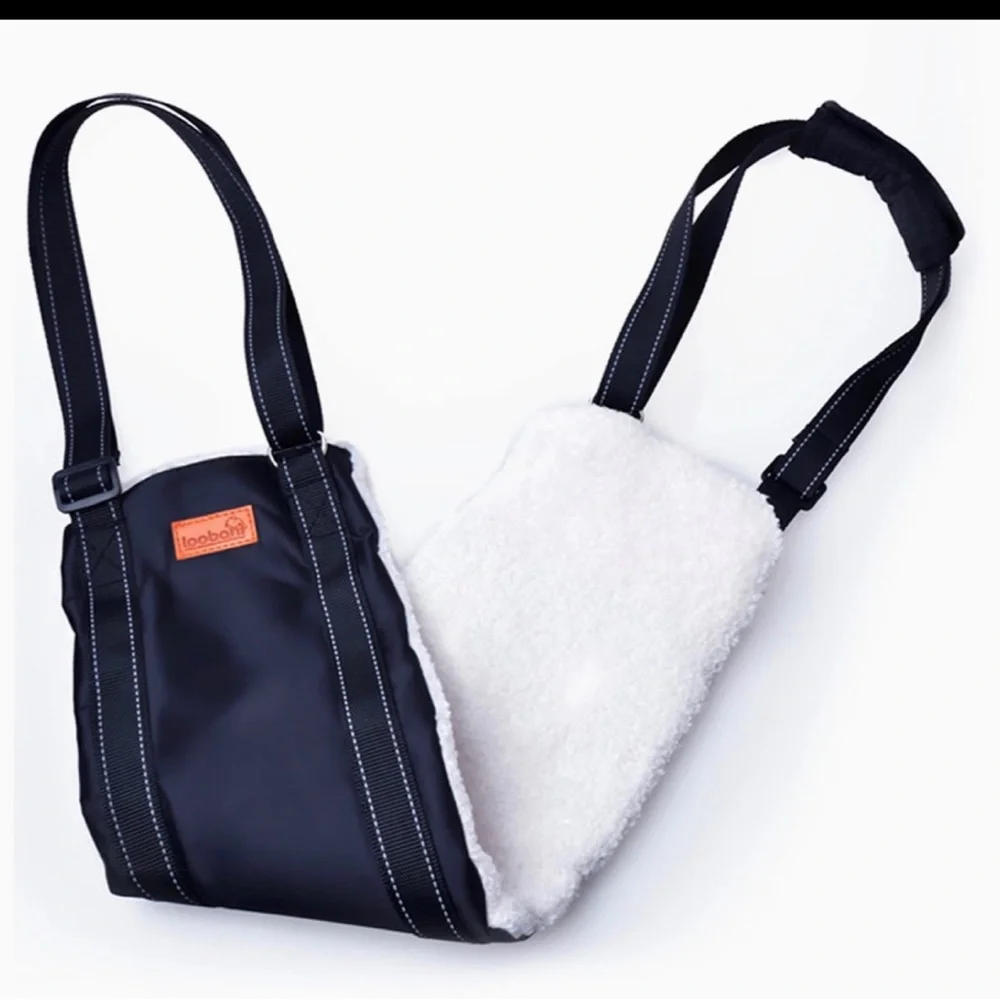 New Size M Black Loobani Dog Lift / Sling (bag not included)